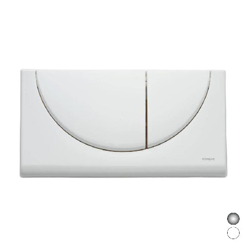 Placca 2 Tasti Viva Duo- Bianca- Fluid- Pezzi 1