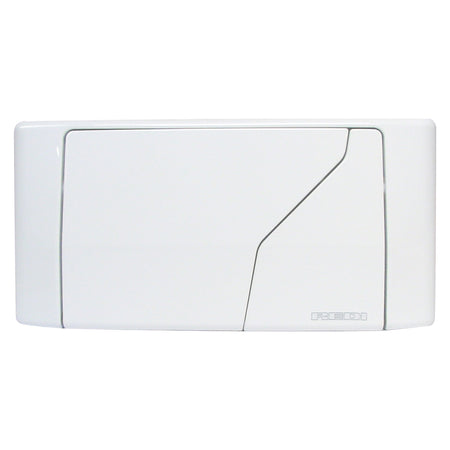 Placca Per Cassetta Redi Doppio Scarico- Bianco- Dh- Pezzi 1