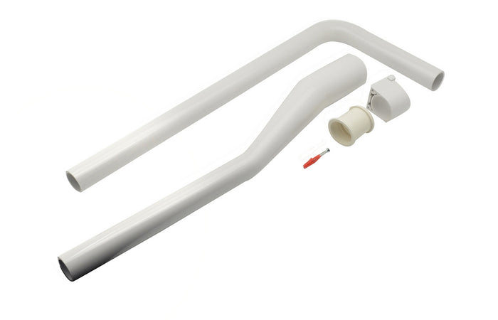 Tubo Di Risciacquamento Scomponibile- H. 98 X Diam. 50/32- Olive- Pezzi 1