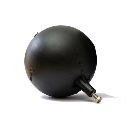 Sfera In Plastica Tonda Nera Per Aste Piatte- Diam. 150- Ikaro- Pezzi 1
