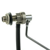 Rubinetto A Galleggiante Nichelato Silenzioso Tipo Catis- 3/8 285 Mm- Dh- Pezzi 1