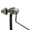 Rubinetto A Galleggiante Nichelato Silenzioso Tipo Catis- 3/8 285 Mm- Dh- Pezzi 1