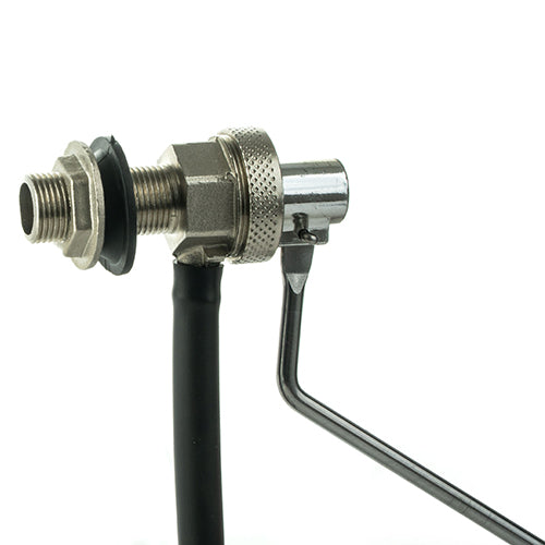 Rubinetto A Galleggiante Nichelato Silenzioso Tipo Catis- 1/2 285 Mm- Dh- Pezzi 1