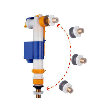 Rubinetto Galleggiante Mod. Ivc 100 Per Cassette In Ceramica- 3/8- Olive- Pezzi 1