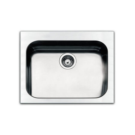 Lavello Incasso In Acciaio Spazzolato 57X51 Cm- Cm 57 X 51 X 20- Apell- Pezzi 1