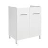 Mobile Per Lavatoio In Ceramica Cm 60X50- Cm 58,3X48 P/Pil 60X50 Bianco- Dh- Pezzi 1