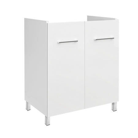 Mobile Per Lavatoio In Ceramica Cm 60X50- Cm 58,3X48 P/Pil 60X50 Bianco- Dh- Pezzi 1