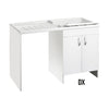Mobile Coprilavatrice Con Vasca- L124Xp60Xh89 Cm Vasca A Dx- Dh- Pezzi 1