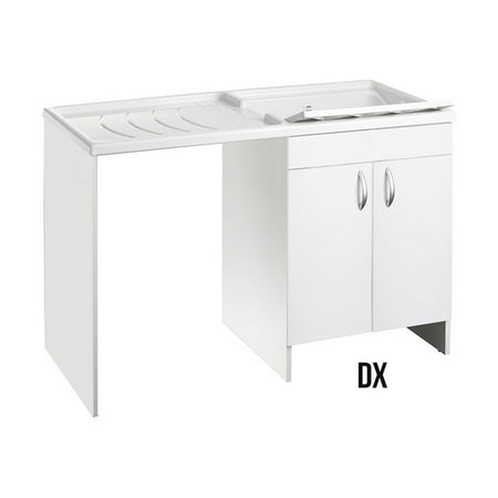 Mobile Coprilavatrice Con Vasca- L124Xp60Xh89 Cm Vasca A Dx- Dh- Pezzi 1