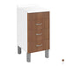 Base 3 Cassetti 40X50- Cm. 40 X 50 Cassetti Teak- Dh- Pezzi 1