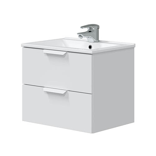 Mobile Bagno Sospeso One (Da Montare)- Cm 50 X 60 X 45 Bianco Lucido- Dh- Pezzi 1