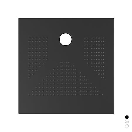 Piatto Doccia H3.6 Quadro In Ceramica- Bianco Lucido Cm 80 X 80 H.3,6- Linph- Pezzi 1