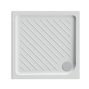 Piatto Doccia Quadrato In Ceramica Dolomite Gemma 2 H. 7- Cm 70 X 70 H. 7- Dolom- Pezzi 1