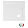 Piatto Doccia Tecnopolimero Mr Flat Quadro (Tipo Acrilico)- Cm 76X76 H.3- Dh- Pezzi 1