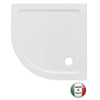 Piatto Doccia Tecnopolimero Mr Flat Angolare (Tipo Acrilico)- Cm 80X80 H. 3- Dh- Pezzi 1
