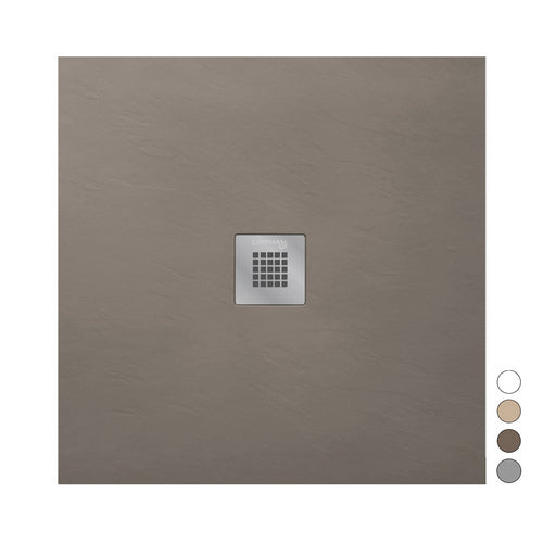 Piatto Doccia Mod. Estasi Quadrato- Bianco - Cm 80 X 80- Linph- Pezzi 1
