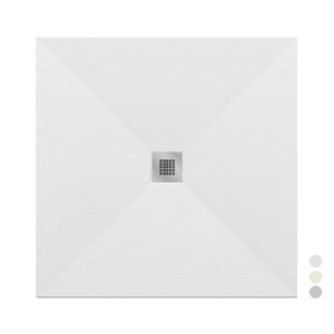 Piatto Doccia Linea Bliss Quadro- Bianco 9003 - Cm 80 X 80- Linph- Pezzi 1