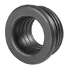 Morsetto In Gomma Nera Per Curve Tecniche D. 46- Diam. Int. 30/35 Mm -Conf- Faidf- Pezzi 1