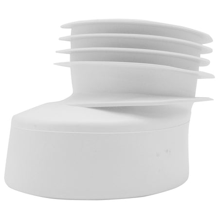 Prolunga Wc In Pvc Eccentrica- Diam. 90-100- Gopla- Pezzi 1