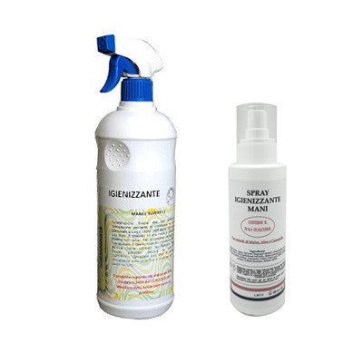 Igienizzante Mani Spray Base Alcolica Top Quality- 1 Lt- Senza- Pezzi 1