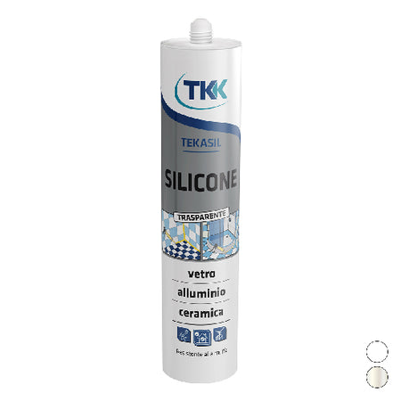Silicone Acetico Universale- 280 Ml - Bianco- Tkk- Pezzi 1