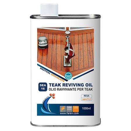 Olio Ravvivante Del Teak Linea Nautica- 1 Lt- Faren- Pezzi 1