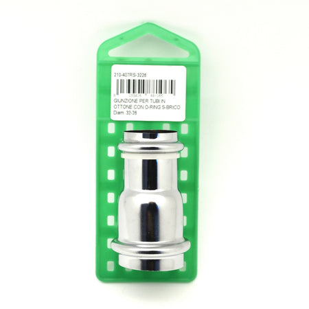 Giunzione Per Tubi In Ottone Con O-Ring S-Brico- Diam. 40-32- Faidf- Pezzi 1