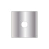 Rosone Inox Quadrato 80X80 Nastro Bioadesivo- Foro D. 20 Mm- Debor- Pezzi 1