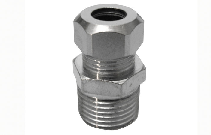 Nipple Bicono Cromato Per Cannette- 1/2 X 3/8 Diam. 12- Dhimp- Pezzi 1