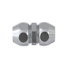 Raccordo Diritto Doppio Con Dadi Conici Cromato- 3/8 X 3/8 Diam. 12- Alber- Pezzi 1