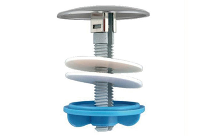 Copriforo In Plastica Per Lavabo-Bidet D.55- Cromo- Dh- Pezzi 1