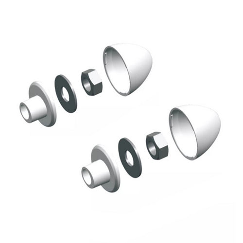 Coppia Accessori Per Sanitari Sospesi- Fisch- Pezzi 1