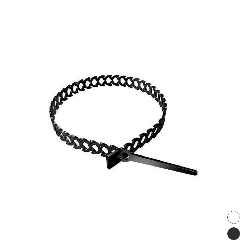 20 Pz Fascette Flexi-Fix Multiuso Mm 9 X 320- Bianca- Fisch- Pezzi 1