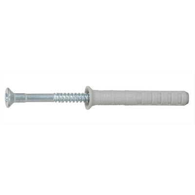 Tassello Nylon Con Vite A Chiodo Premontata- Mm 8X60- Fisch- Pezzi 100