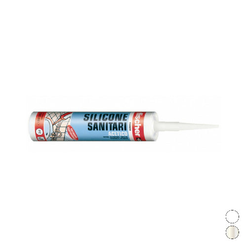 Silicone Sanitario Acetico Resistente Alla Muffa- Trasparente Ml 280- Fisch- Pezzi 1
