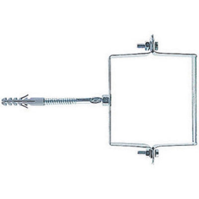 Collare Fischer In Acciaio Zincati Quadri Scp Q- 100 X 100- Fisch- Pezzi 50