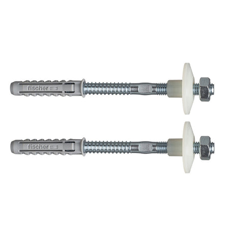 2 Pz Elementi Di Fissaggio Fischer Per Lavabi Wst- Tass 12 Viti M10X120- Fisch- Pezzi 1