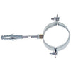 Collare Tondo Acciaio Zinc. C/Perno E Tassello P/Fissaggio Tubi Pluv.- 100 Mm.- Oter- Pezzi 1