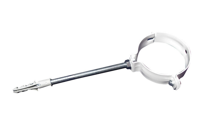 Collare Per Fissaggio Di Tubi Fumo Verniciato Bianco- Diam. 100- Dh- Pezzi 1