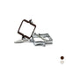Collare Pluviale Quadro- Diam. 100X100 V. Testa Moro- Dh- Pezzi 1