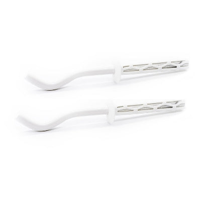 2 Pz Mensole Filettate Per Radiatori In Alluminio Verniciata- 9 X 220 Mm- Dh- Pezzi 1