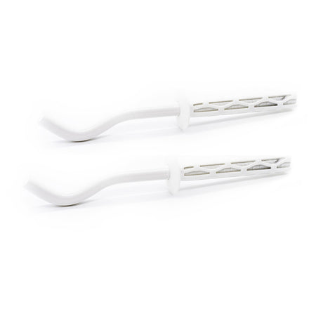 2 Pz Mensole Filettate Per Radiatori In Alluminio Verniciata- 9 X 220 Mm- Dh- Pezzi 1