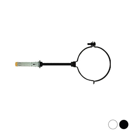 Collare Con Snodo Per Tubi Fumo Smoke- D. 100 Bianco- Friul- Pezzi 1