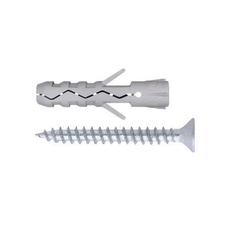 Tassello Tuvt In Nylon Senza Bordo Con Vite Tps- 10X50- Friul- Pezzi 100