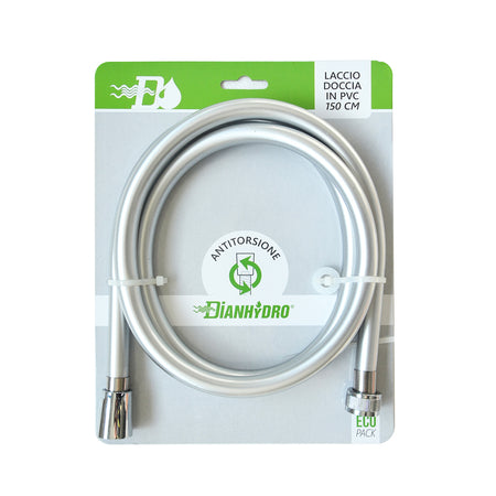 Flessibile Doccia Antitorsione In Pvc- Rosso Magenta - Cm 150- Dh- Pezzi 1