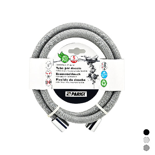 Flessibile Doccia Chromalux Zero- Nero Cm 150- Parig- Pezzi 1