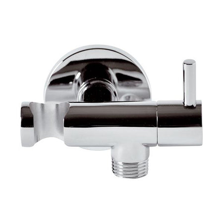Rubinetto D'Arresto Minimal Con Supporto Doccia- Cromo- Remer- Pezzi 1