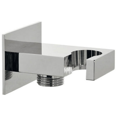 Presa Acqua Ottone Con Supporto 1/2M X 1/2M- Cromo- Damas- Pezzi 1