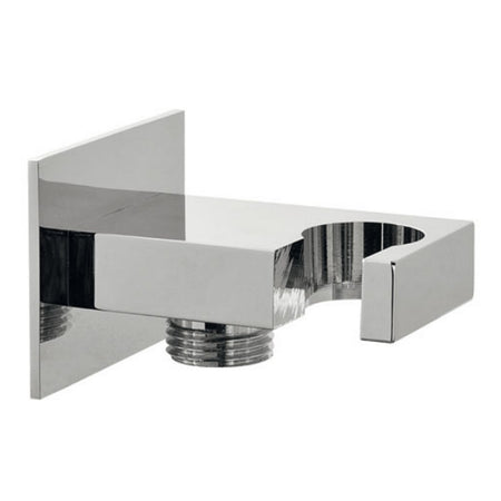 Presa Acqua Ottone Con Supporto 1/2M X 1/2M- Cromo- Damas- Pezzi 1