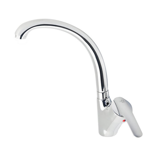 Monocomando Lavello Monoforo Canna Alta Palermo- Cromo- Dh- Pezzi 1